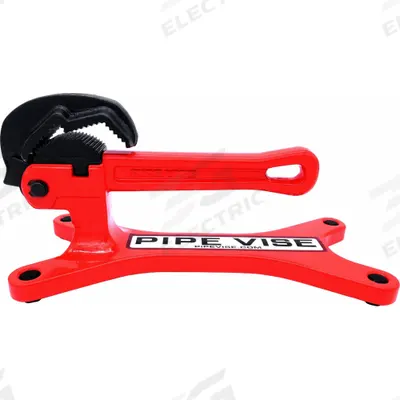 Supco Portable Vise: Uncovered, High Vis, 1 in Jaw Face Wd, 1/4 in Max Jaw Opening - Portable Vises