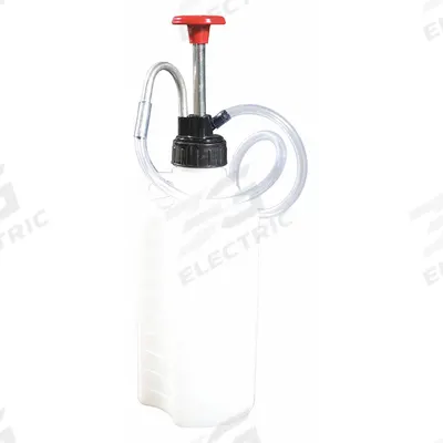 Dayton Hand Pump: Piston Action, Pump with Hose & Spout, Polypropylene Housing - Down-Stroke Drum Pumps