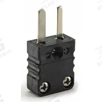 DAYTON Thermocouple Plug: Jack, For Type J Thermocouple Type, Mini Plug, Flat, Flat (MPN 36GK81). Key specifications — attr1432255: Flat; attr1276097: Jack; attr1276082: Mini Plug; attr1276092: DAYTON; attr1276087: Black; attr1276088: Glass-Filled Nylon; attr1276089: 36GK81.
