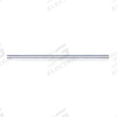 OHAUS Aluminum Rod: Aluminum, 1/2 in Rod Dia, 12 in Overall Lg, 1 in Overall Ht - Lab Support Rods