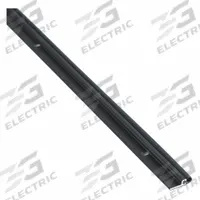 NATIONAL GUARD Door Weatherstripping: Bulb Insert, 7 ft Lg, 7/8 in Wd, 13/16 in Ht (MPN 155VDKB-84). Key specifications — Insert Material: Vinyl; Flange Material: Aluminum; Brand: NATIONAL GUARD.