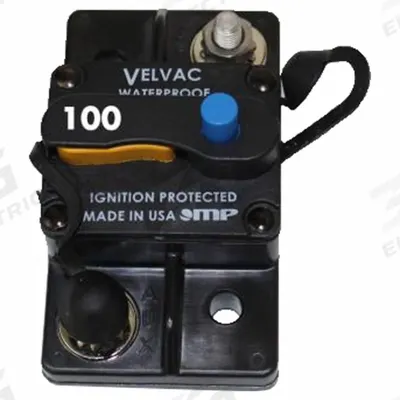 VELVAC Automotive Circuit Breaker: Type III, 30V DC, 3 kA at 30V DC - Flush Mount Automotive Circuit Breakers