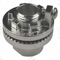 CALBRITE Grounding Lug Hubs for RMC/IMC: 1 1/4 in Trade Size, 1 31/32 in Overall Lg (MPN S61200LTV2). Key specifications — Insulated: No; Thread Size: 1-1/4"-11-1/2; Thread Type: NPT; Brand: CALBRITE.