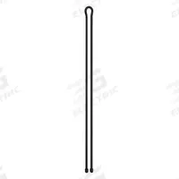NITE IZE Gear Tie: Black, 64 in Lg (MPN GTM64-01-R6). Key specifications — Color: Black; Brand: NITE IZE; Pack: Small Pack.