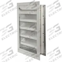 45"H 51"W Drnbl Extrd Alu Intake Louver: Flanged, Surface Mount, 41 1/2 in H, 47 1/2 in W, Aluminum (MPN 20UA69). Key specifications — Brand: DAYTON; Maximum Air Velocity: 3500 fpm.