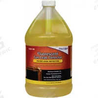 NU-CALGON Fluorescent Gas Leak Detector: 1 gal, Bottle, 5°F to 225°F Temp. Range, Yellow (MPN 4184-08). Key specifications — Brand: NU-CALGON.