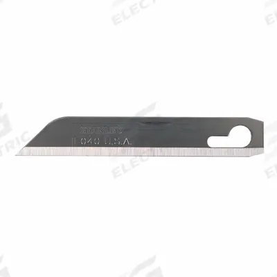 STANLEY Utility Blade: 2 9/16 in Blade Lg, 1/2 in Blade Wd, 0.04 in Blade Thick - Straight-Edge Standard-Tip Replacement Utility Blades