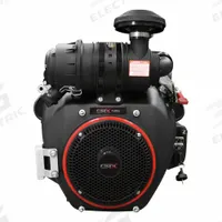 CRX Engine: Series CRX, 52.3 ft-lb Gross Torque, 32 hp Horsepower, Horizontal, 1 1/8 in, Electric (MPN CRX1000). Key specifications — Muffler: Yes; Start Type: Electric; Shaft Diameter: 1-1/8 in; Shaft Configuration: Keyway 6.3mm X 88mm; Manufacturer Part Number: CRX1000.