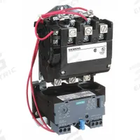SIEMENS NEMA Magnetic Motor Starter: Non-Reversing, 3 Poles, NEMA Size 2, 45 A, 480V AC Coil (MPN 14FUF32AH). Key specifications — Brand: SIEMENS; Auxiliary Contact Form: 1NO; Coil Voltage: 380-440/440-480V AC; Phase: Three; Terminal Connection Type: Screw Terminals; Auxiliary Contacts Included: 1NO; Signaling Features: Pilot Light; Thermal Units Required: None (Not Applicable to Electronic Overloads).