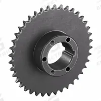 TSUBAKI Sprocket: For 40 Chain, 40 Teeth, 6.373 in Pitch Dia, 6.653 in Outside Dia, Steel (MPN 40P40). Key specifications — Brand: TSUBAKI; Required Bushing Series: P1.