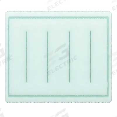GRAINGER Link Air Filter: 24 in x 24 in x 1 in, 24 in Section Wd, 1 Sections, 3 Ply - MERV 8 Link Air Filters