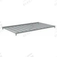 TENNSCO Shelf: 48 in x 30 in, 500 lb Load Capacity, Steel, 5 ga Decking, Gray, Shelf (MPN ZAES-4830W). Key specifications — Decking Material: Steel; Includes: (4) Beams; Decking Finish: Zinc Plated; Shelf Configuration: Single Straight; Color: Gray; Frame Material: Steel; Brand: TENNSCO; Frame Finish: Zinc Plated.