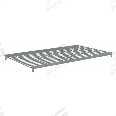 TENNSCO Shelf: 48 in x 30 in, 500 lb Load Capacity, Steel, 5 ga Decking, Gray - Wire Decking Shelf Kits for Boltless Shelving