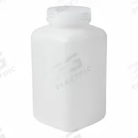 APPROVED VENDOR Reagent Bottle: 1 L, 32 fl oz, HDPE, Colorless, 61.5 mm Screw Closure Size, Square (MPN 33604). Key specifications — Body Color: Colorless; Brand: APPROVED VENDOR; Closure Included: Yes; Graduated: No; Closure Attached: Attached.