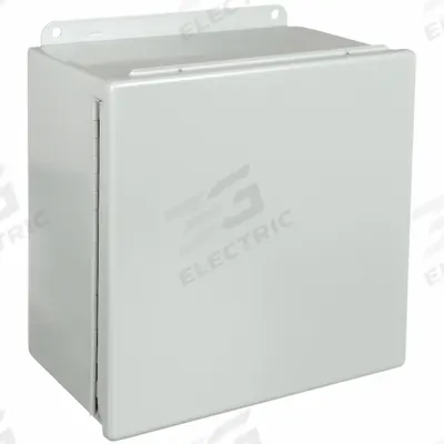 HOFFMAN Enclosure: Steel, 12 in x 12 in x 6 in, NEMA 12/13, Solid Cover - Steel Dust-Tight Enclosures
