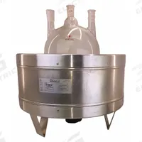 GLAS-COL Stirring Mantle: 5 L Capacity, 600 W Watt - Max, Aluminum, 400°C Temp - Max, 60AG36 Control (MPN 100D TEM114). Key specifications — Includes: 4 ft 2-Wire Cord and Locking Connector; Brand: GLAS-COL; Housing Material: Aluminum; Manufacturer Part Number: 100D TEM114; For Use With: 60AG36 Control; Includes Controller: Controller Not Included; Requires Controller: Controller Required.