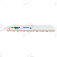 LENOX Reciprocating Saw Blade: 14 Teeth per Inch, 12 in Blade Lg, 0.04 in Blade Thick, 5 PK (MPN 2110112114GR). Key specifications — attr1109198: 14; attr1109200: Rigid for Straight Cuts; attr1109201: Curved; attr1109209: LENOX.