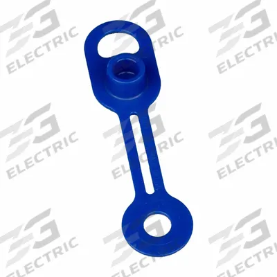 TRICO Color Coded Grease Zerk Caps: 1/4"-28 Thread Size, Blue - Dust Caps for Grease Fittings
