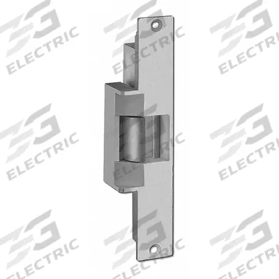 HES Electric Door Strike: 1 3/8 in Wd, 9 in Ht, Cylindrical/Mortise - Combination Cylindrical & Mortise Electric Strikes