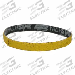 NORTON Sanding Belt: 3/4 in W x 18 in L, Ceramic, 36 Grit, Y Wt Cloth Backing, RazorStar (MPN 66254431242). Key specifications — Brand: NORTON; Series: RazorStar.