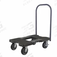 SNAP-LOC Platform Truck: 1,500 lb, 33 1/2 in L x 20 1/2 in W x 40 1/2 in H Overall Dim., Black (MPN SL1500P6B). Key specifications — Color: Black; Caster/Wheel Configuration: (2) Swivel with Brake; Brand: SNAP-LOC.