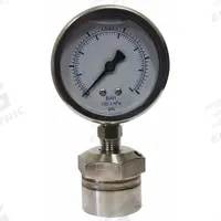 KODIAK Pressure Gauge with Diaphragm Seal: 0 psi to 600 psi, KC301/DSM35, 2 1/2 in Dial, Mineral Oil (MPN KC301L25600/DSM3512). Key specifications — Brand: KODIAK; Gauge Case Liquid: Glycerin; Seal Fill Liquid: Mineral Oil; Gauge Case Material: 304 Stainless Steel; Seal Lower Housing Material: 316 Stainless Steel; Accuracy: ±1.60%; Gauge Wetted Parts: Stainless Steel.