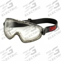 3M Safety Goggles: Clear Lens Color, Scotchgard™ Anti-Fog/Scratch-Resistant, Non-Vented, 2890 Series (MPN GG2891S-SGAF). Key specifications — Band Material: Cloth; Brand: 3M.