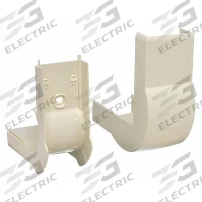 LEGRAND 90 Degrees External Elbow: PN10, 1 3/4 in Wd, 3/4 in Ht, Plastic - 90 Degree Elbows for Nonmetallic Single-Channel Raceways