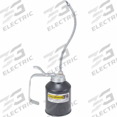 GOLDENROD Oiler: Lever Operator, 12 fl oz Overall Capacity, Flex, 8 in Spout Lg - Lever-Grip Oil Dispensers