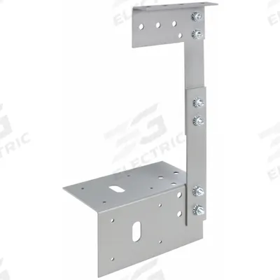 WIEGMANN Wireway Bracket Hanger: 4 in Wd, 4 in Ht, 16 ga Gauge, 1, Without Knockouts - Hanger Support for Indoor Wireways