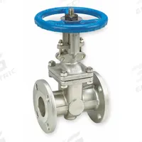 SHARPE Gate Valve: 1 1/2 in, 316 Stainless Steel, Rising, Class 150 Flange, Wheel, Flex Wedge (MPN 4371004830). Key specifications — Bonnet Material: Stainless Steel; Wedge Material: CF8M Stainless Steel; Brand: SHARPE.