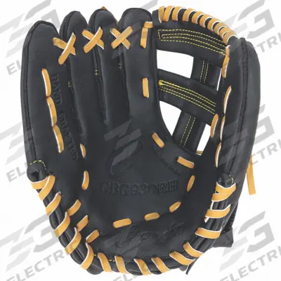 CHAMPION SPORTS Fielder's Glove: Black, Nylon, Right-Handed, Youth - Baseball Gloves