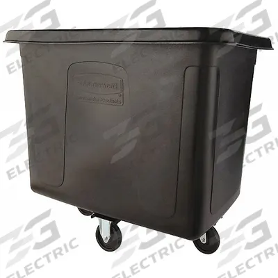 RUBBERMAID COMMERCIAL PRODUCTS Cube Truck: 14 cu ft, 500 lb - High-Maneuverability Cube Trucks