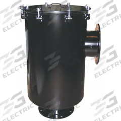 SOLBERG Inlet Vacuum Filter: 5 micron Rating, 99% Efficiency, 14 in Outside Dia, Carbon Steel (MPN CSL-335P-400F). Key specifications — attr101190: CSL-335P-400F; attr101197: 2EPU6; attr101207: Carbon Steel; attr101193: SOLBERG.