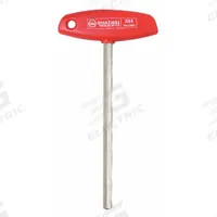 WIHA Hex Key: 0 Ball Ends, 3 mm Tip Size, Metric, Short, Alloy Steel, Chrome, 100 mm Long Arm Lg, T (MPN 33403). Key specifications — attr1205521: WIHA; attr1205526: Chrome.