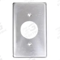 HUBBELL KILLARK Weatherproof Cover: Copper-Free Aluminum, FD/FS, Round Receptacles, 1 Gangs, 3R (MPN 1FR). Key specifications — Brand: HUBBELL KILLARK; Color: Gray; Compatible with Product Type: Round Receptacles; Compatible with Series: FD; Mounting Orientation: Horizontal or Vertical.
