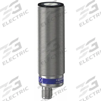 TELEMECANIQUE SENSORS Cylindrical Ultrasonic Sensor: 30 mm Dia, Built-in Connector, 5 - Pin M12 - Cylindrical Sensors with Built-in Connectors