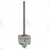 TELEMECANIQUE SENSORS Limit Switch Head: Rod, Top (MPN ZCKE08). Key specifications — Compatible with Series: XCKJ; Actuator Location: Top; Brand: TELEMECANIQUE SENSORS; Action: Momentary; Arm/Operator Material: Metallic.