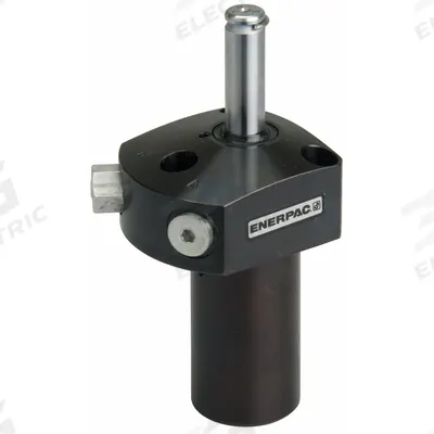 ENERPAC Swing Clamp Hydraulic Cylinder: Single Acting, 475 lbf Clamping Force - Upper Flange Mount Swing Clamp Cylinders