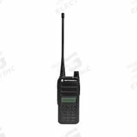 MOTOROLA Handheld Two Way Radio: CP100d Series, UHF, Analog and Digital, DMR, 4 W, 160 Channels (MPN AAH87YDF9JA2AN). Key specifications — Color: Black; FCC License Required: Yes.