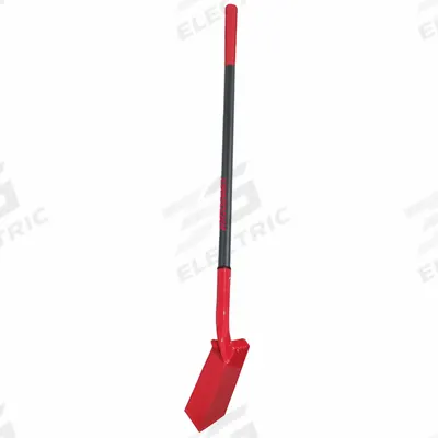 RAZOR-BACK Trenching Shovel: Steel Blade, 14 ga, Straight Handle Type - Trenching Shovels