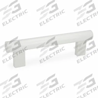 JW WINCO Pull Handle: Threaded Holes, Rear-Mount, 15.75 in Mounting Hole Center to Center - Load-Rated Straight-Leg Tubular Pull Handles