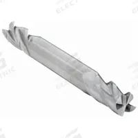 CLEVELAND Square End Mill: Carbide, Double End, 4 Flute, 1/4" Mill Dia, 1/2" LOC, 2-1/2" OAL (MPN C60279)