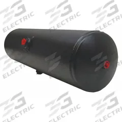 VELVAC Air Tank: 6.16 gal Tank Capacity, 125 psi Max Op Pressure, Horizontal, 29.25 in Overall Lg (MPN 035103). Key specifications — attr51589: SAE J10; attr51576: VELVAC.