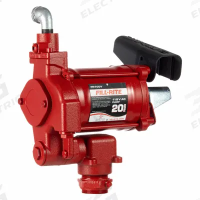 FILL-RITE Electric Drum Pump: 20 gpm Max. Flow Rate, 115 V AC, 1/3 hp HP, Pump Only - Bung-Mount AC-Powered Fuel Transfer Pumps