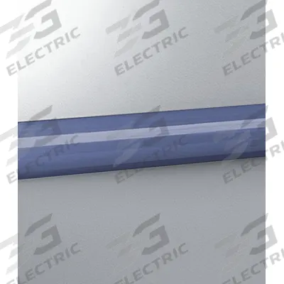 PAWLING Accent Rail: EBT-30, PVC, Windsor Blue, 2 in Overall Ht - PVC Crash Rails & Bumper Guards