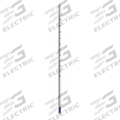 EVER-SAFE Liquid In Glass Thermometer: 0°F to 230°F, Full Immersion, 305 mm Immersion Dp - Full-Immersion Liquid-in-Glass Lab Thermometers