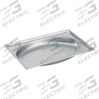 VOLLRATH Steam Table Pan: Full Size, Oval, 22 ga Gauge, 4.8 qt Capacity, NSF Certified (MPN 3101020). Key specifications — Brand: VOLLRATH; Dishwasher Safe: No; NSF Certified: Yes; Product Type: Steam Table Pan; Manufacturer Part Number: 3101020.