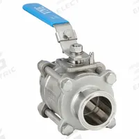 APPROVED VENDOR Manual Two-Way Ball Valve: 2 in, 316 Stainless Steel, Straight, Clamp x Clamp (MPN EG90CC-62.0). Key specifications — Average Surface Roughness (Ra): 20 Ra μ-in; 3-A Compliance: Meets 3A Sanitary Standards; Brand: VNE; Handle: Locking Lever.
