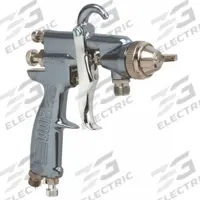 BINKS Conventional Spray Gun: Conventional, 12 in, 1/4 in Air Inlet Size, Adhesives/Epoxies, NPS (MPN 2101-5111-5). Key specifications — Brand: BINKS; Air Consumption: 14.1 cfm @ 50 psi; Air Inlet Type: NPS; Compatible Fluid Type: Epoxies; Material: Aluminum.